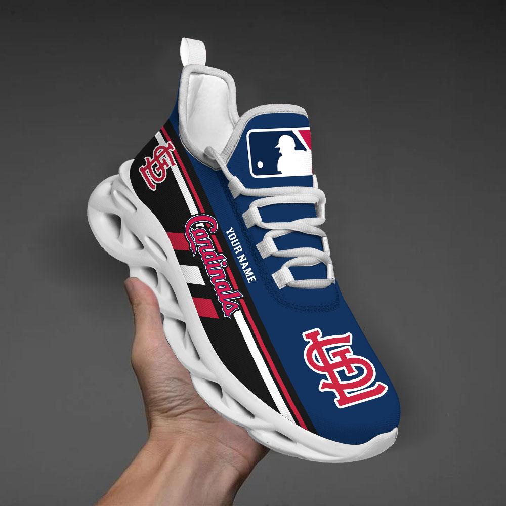 Ideafootwear St Louis Cardinals Max Soul Shoes Sneakers For Men And Women