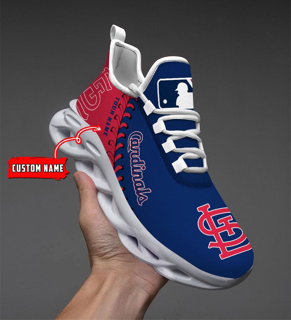 Ideafootwear St Louis Cardinals Max Soul Shoes Sneakers For Men And Women