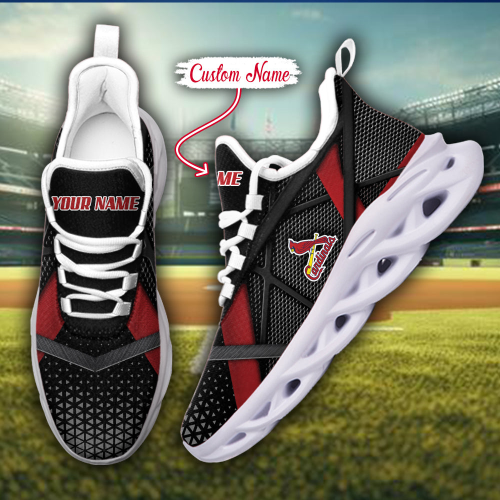 Ideafootwear St Louis Cardinals MLB Max Soul Shoes Sneakers For Men And Women