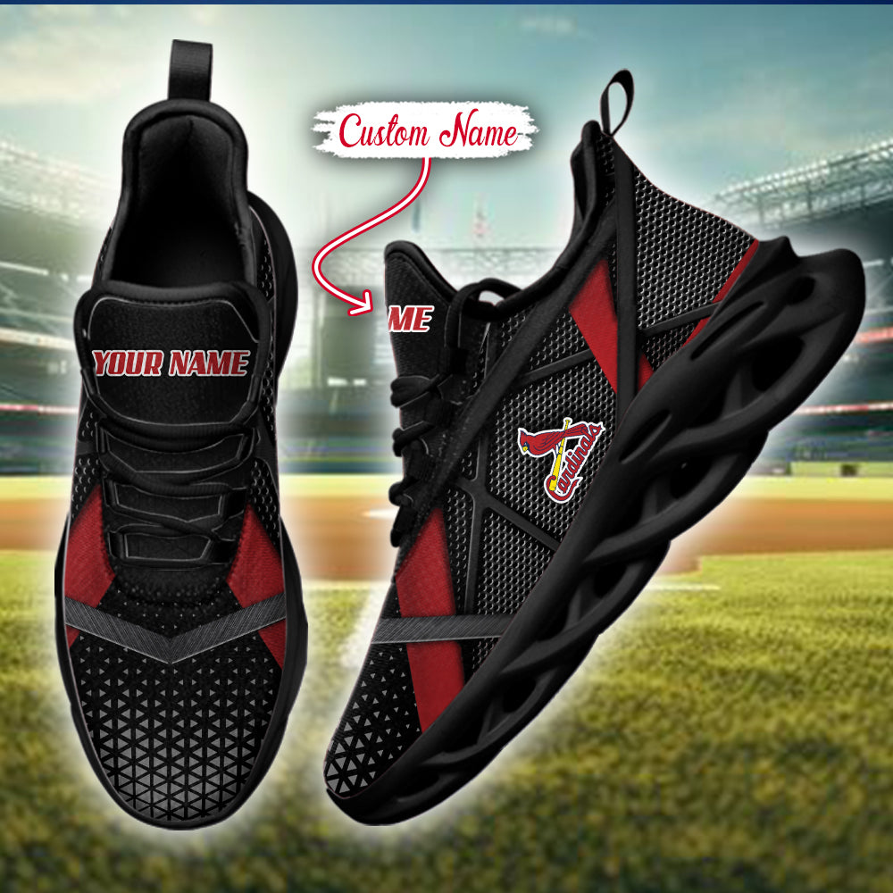 Ideafootwear St Louis Cardinals MLB Max Soul Shoes Sneakers For Men And Women
