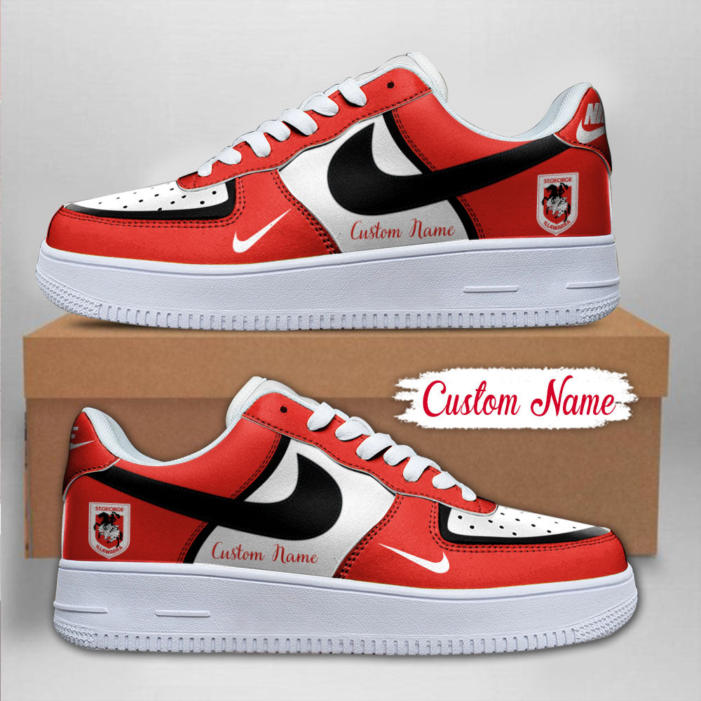 Ideafootwear St. George Illawarra Dragons Air Low-Top Sneakers Shoes For Men And Women