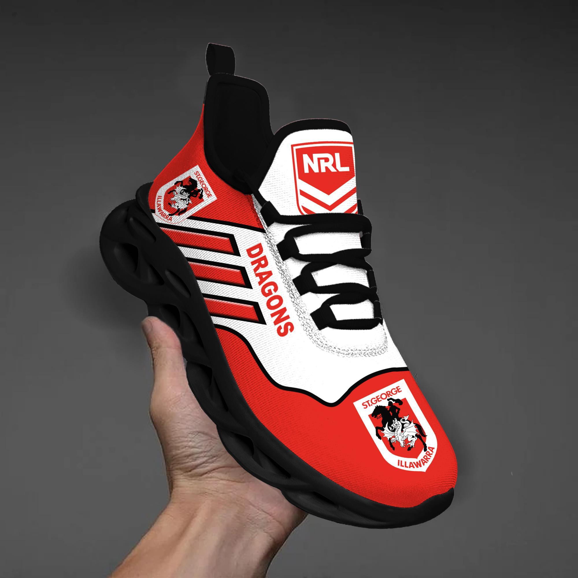 Ideafootwear St. George Illawarra Dragons Max Soul Shoes Sneakers For Men And Women