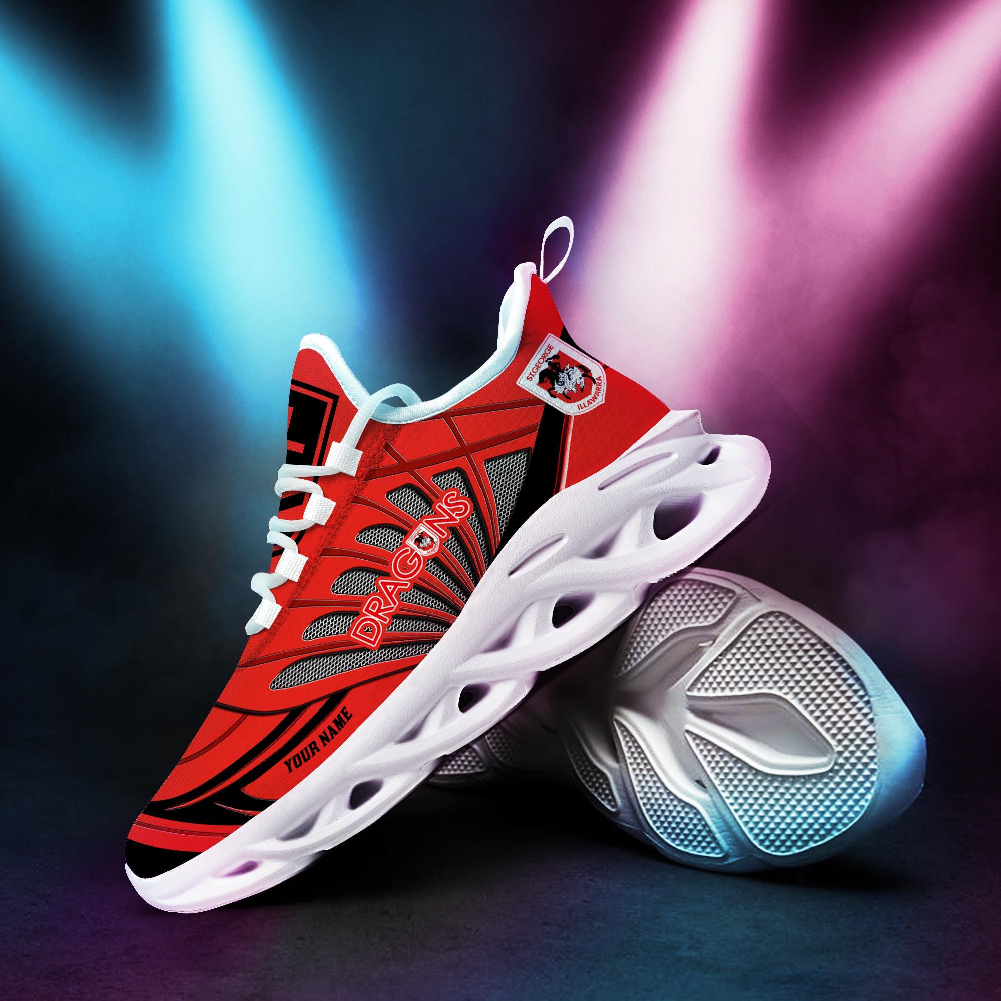 Ideafootwear St. George Illawarra Dragons Max Soul Shoes Sneakers For Men And Women