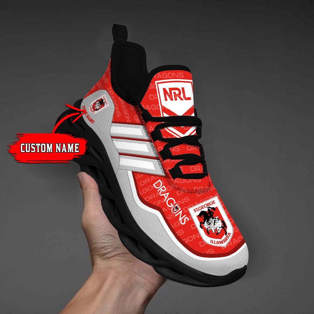 Ideafootwear St. George Illawarra Dragons Max Soul Shoes Sneakers For Men And Women