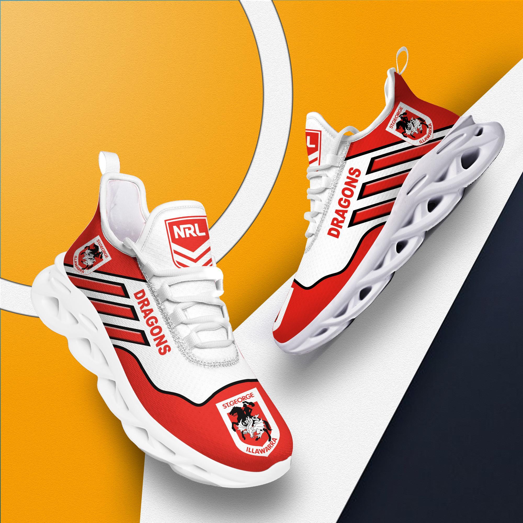 Ideafootwear St. George Illawarra Dragons Max Soul Shoes Sneakers For Men And Women