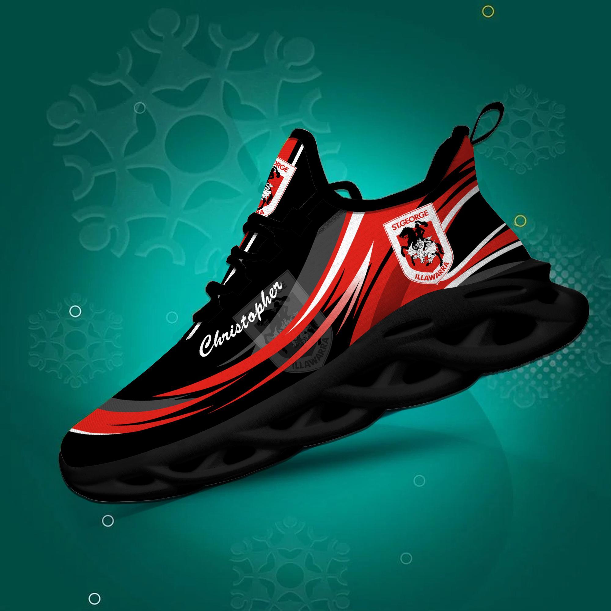 Ideafootwear St. George Illawarra Dragons Max Soul Shoes Sneakers For Men And Women
