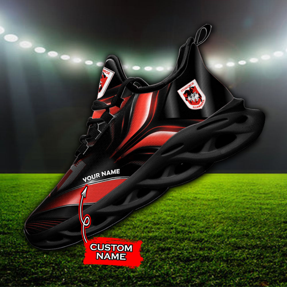 Ideafootwear St. George Illawarra Dragons NRL Max Soul Shoes Sneakers For Men And Women