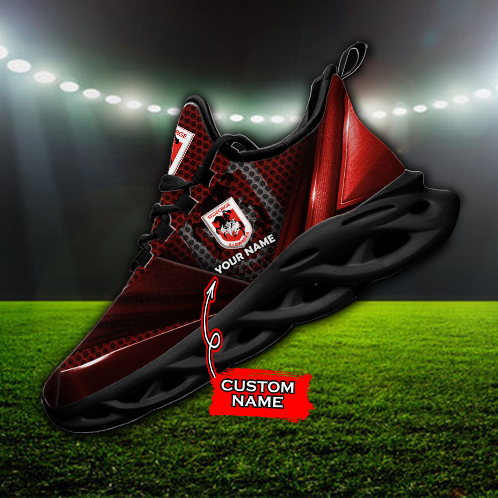 Ideafootwear St. George Illawarra Dragons NRL Max Soul Shoes Sneakers For Men And Women