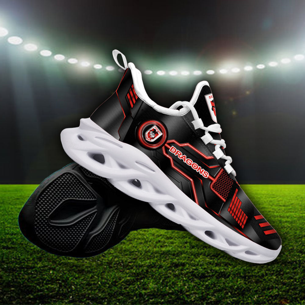 Ideafootwear St. George Illawarra Dragons NRL Max Soul Shoes Sneakers For Men And Women