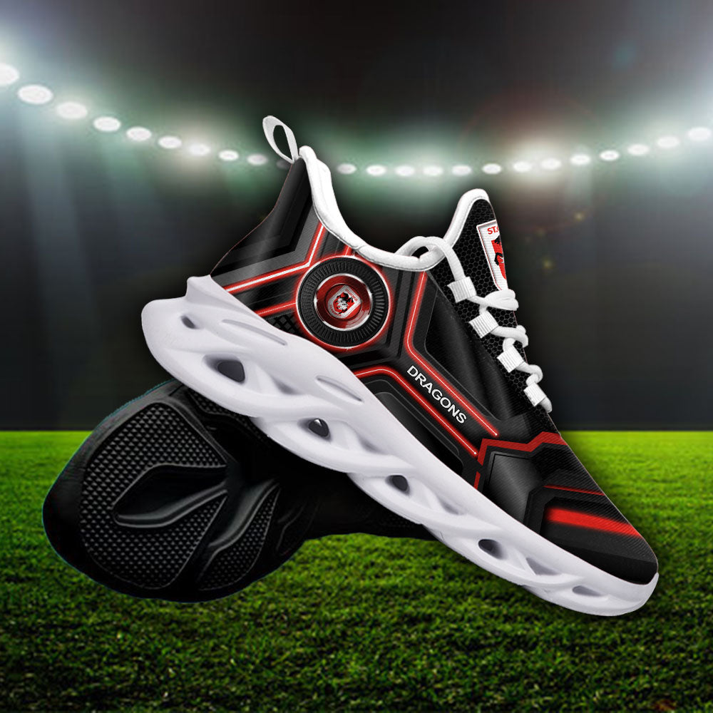 Ideafootwear St. George Illawarra Dragons NRL Max Soul Shoes Sneakers For Men And Women