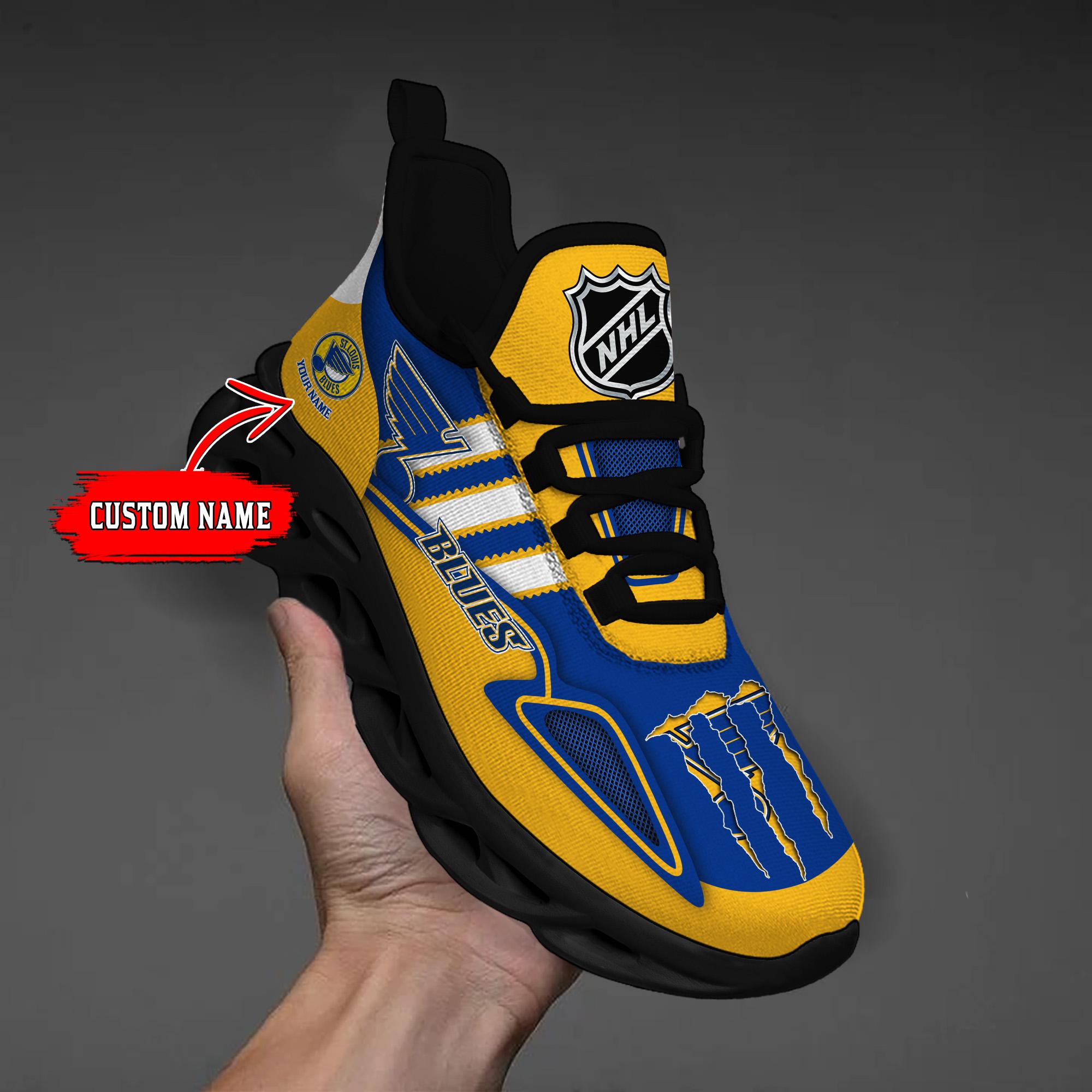 Ideafootwear St. Louis Blues Max Soul Shoes Sneakers For Men And Women