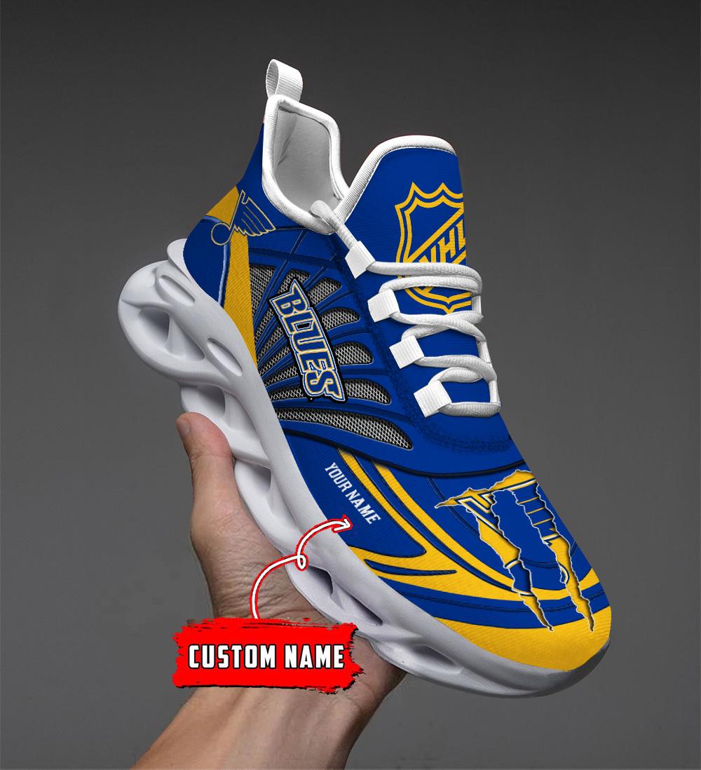 Ideafootwear St. Louis Blues Max Soul Shoes Sneakers For Men And Women