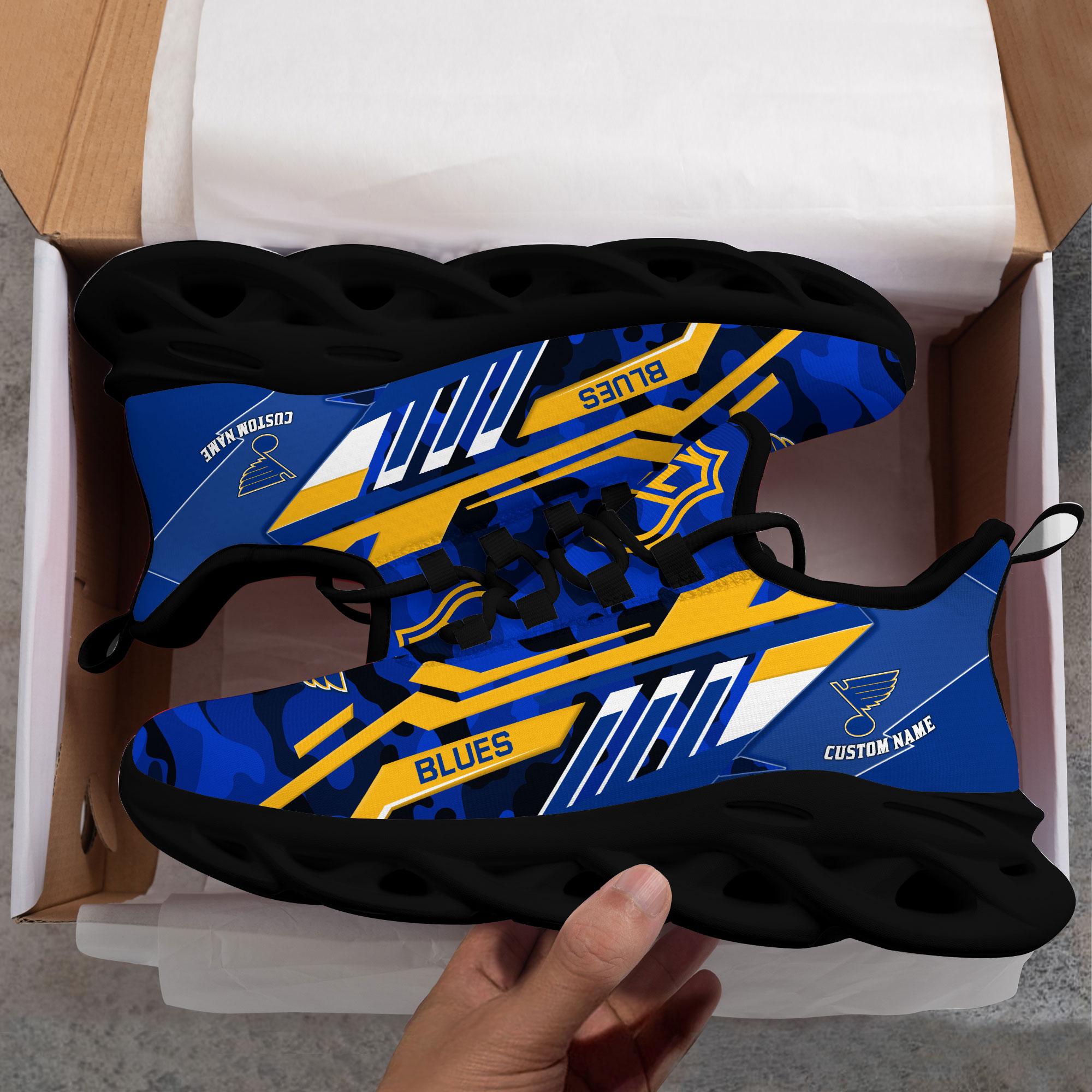 Ideafootwear St. Louis Blues Max Soul Shoes Sneakers For Men And Women
