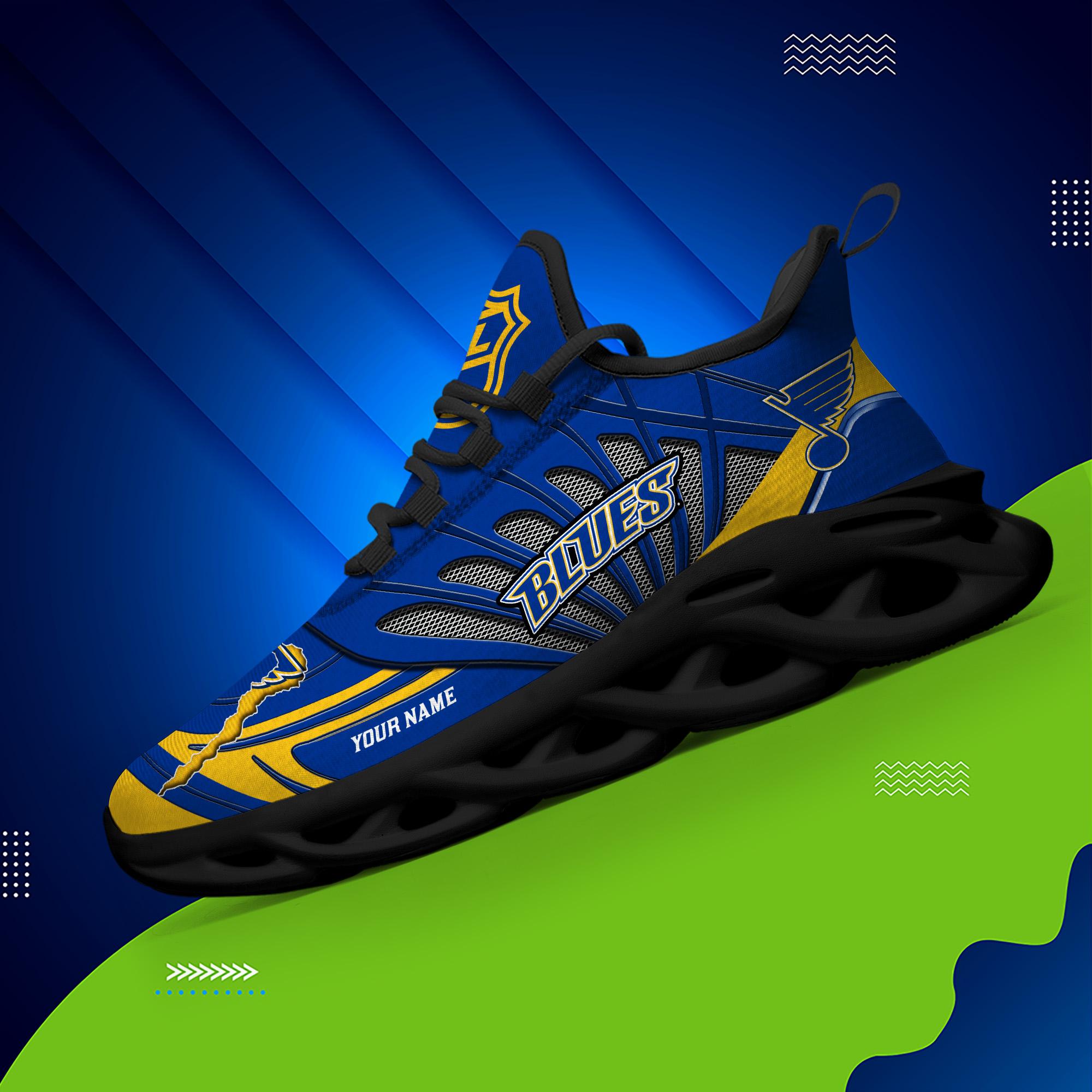 Ideafootwear St. Louis Blues Max Soul Shoes Sneakers For Men And Women