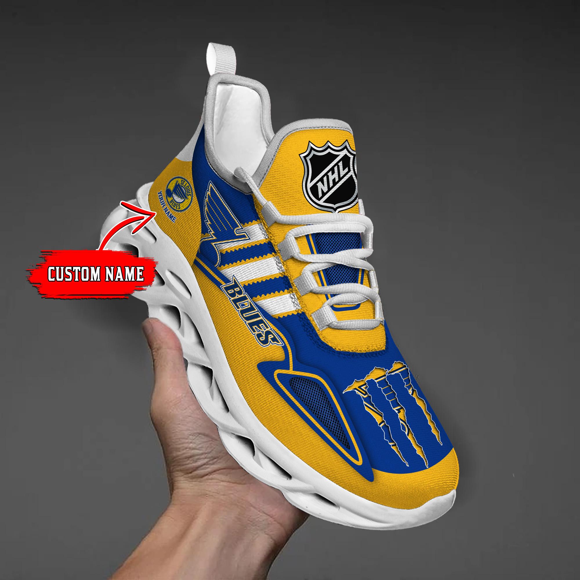 Ideafootwear St. Louis Blues Max Soul Shoes Sneakers For Men And Women