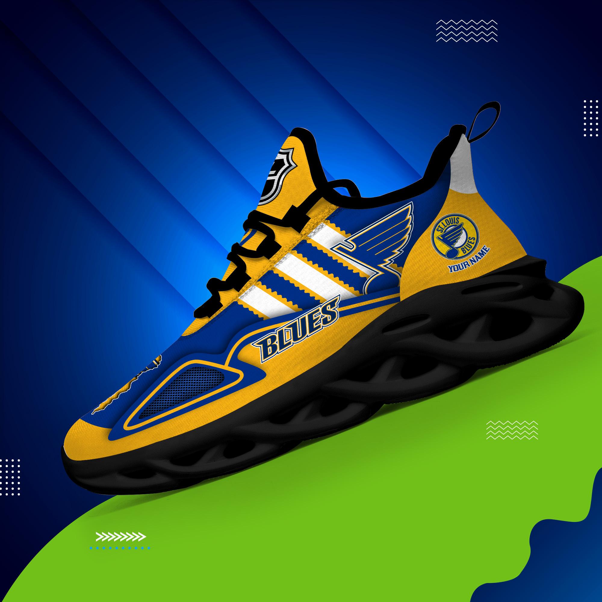 Ideafootwear St. Louis Blues Max Soul Shoes Sneakers For Men And Women