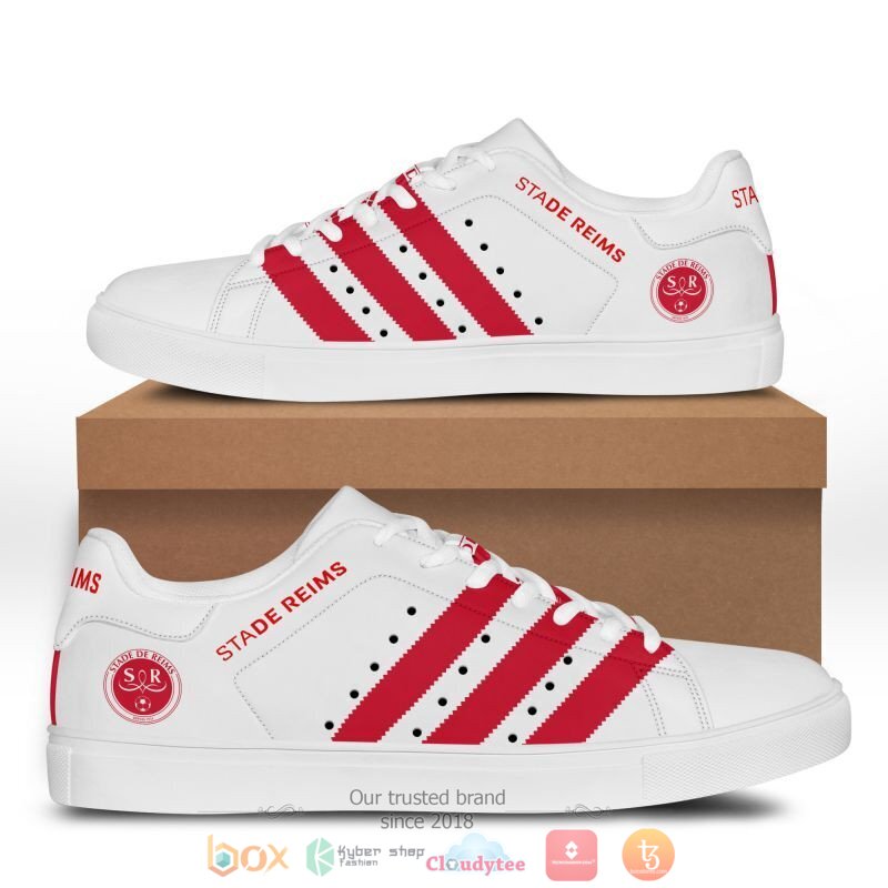 Ideafootwear Stade de Reims Skate Stan Shoes Sneakes For Men And Women