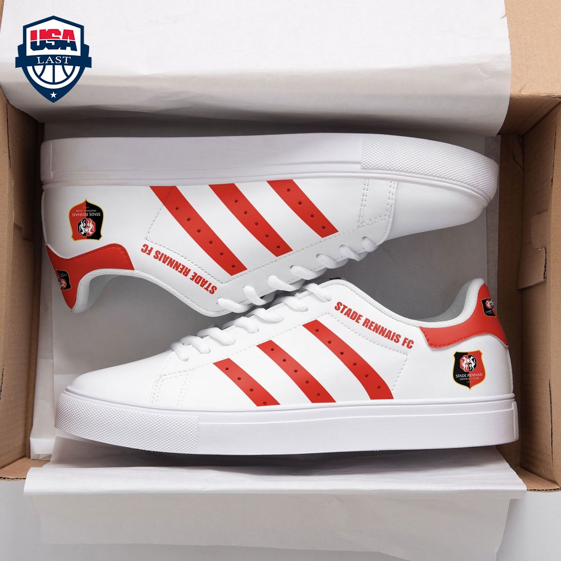 Ideafootwear Stade Rennais FC Skate Stan Shoes Sneakes For Men And Women