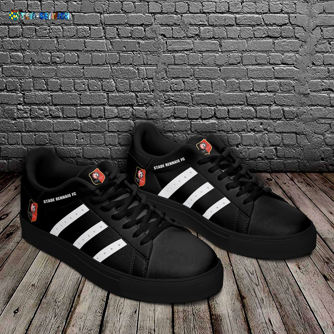 Ideafootwear Stade Rennais FC Skate Stan Shoes Sneakes For Men And Women