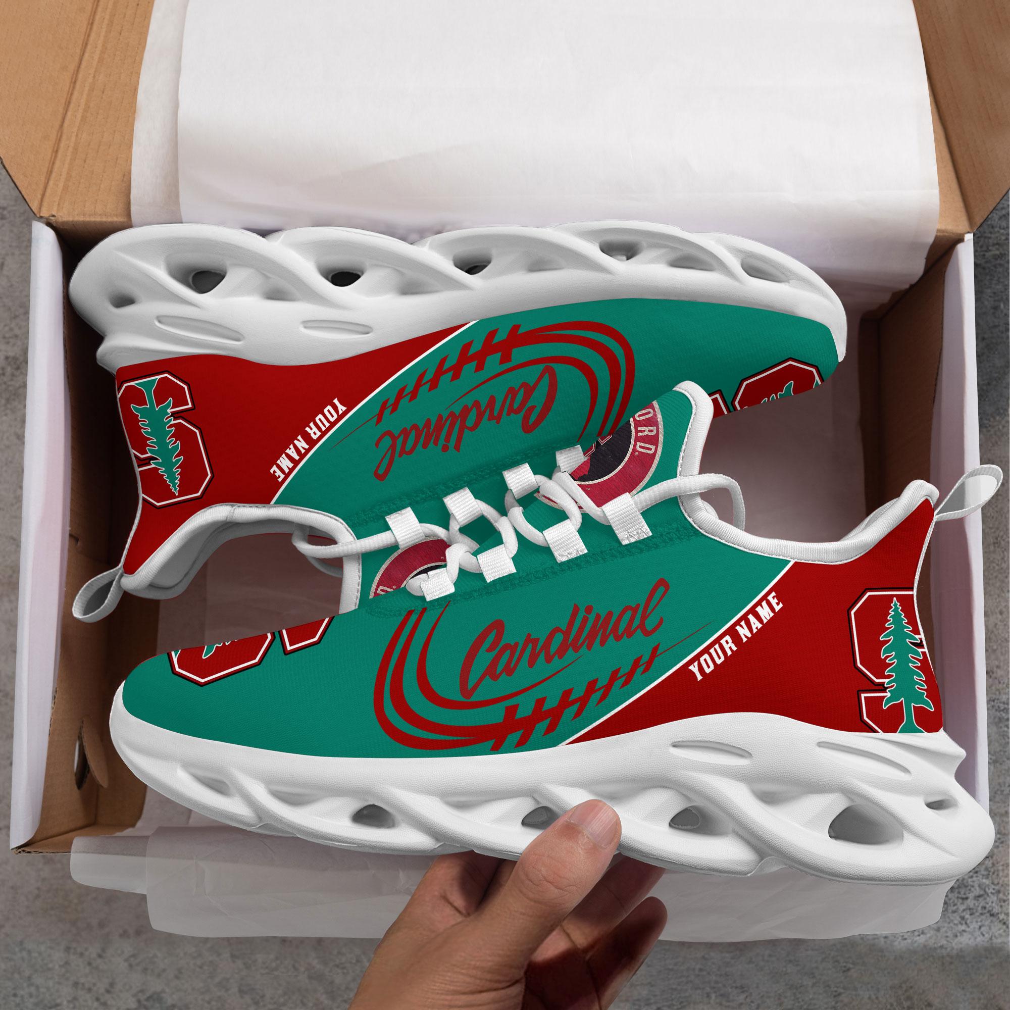 Ideafootwear Stanford Cardinal Max Soul Shoes Sneakers For Men And Women