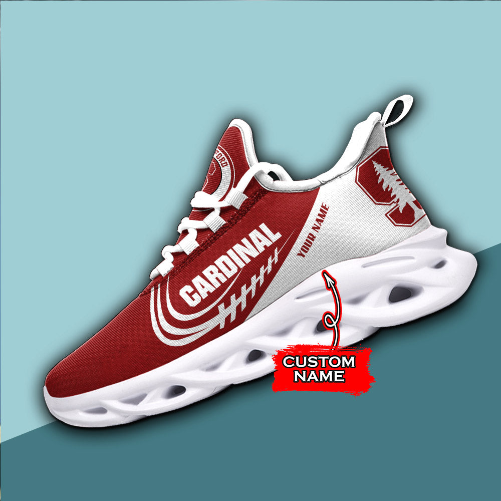 Ideafootwear Stanford Cardinal NCAA Max Soul Shoes Sneakers For Men And Women