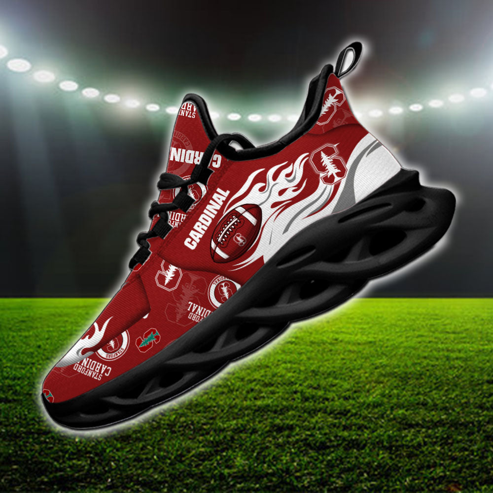 Ideafootwear Stanford Cardinal NCAA Max Soul Shoes Sneakers For Men And Women