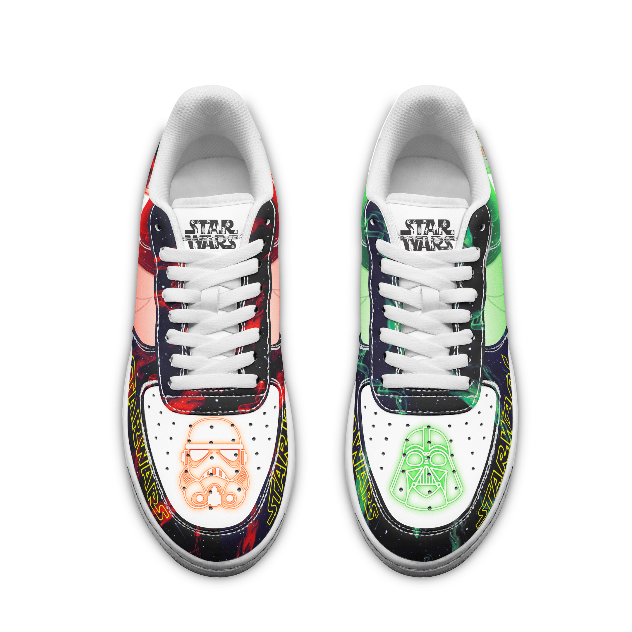 Ideafootwear Star Wars Air Low-Top Sneakers Shoes For Men And Women