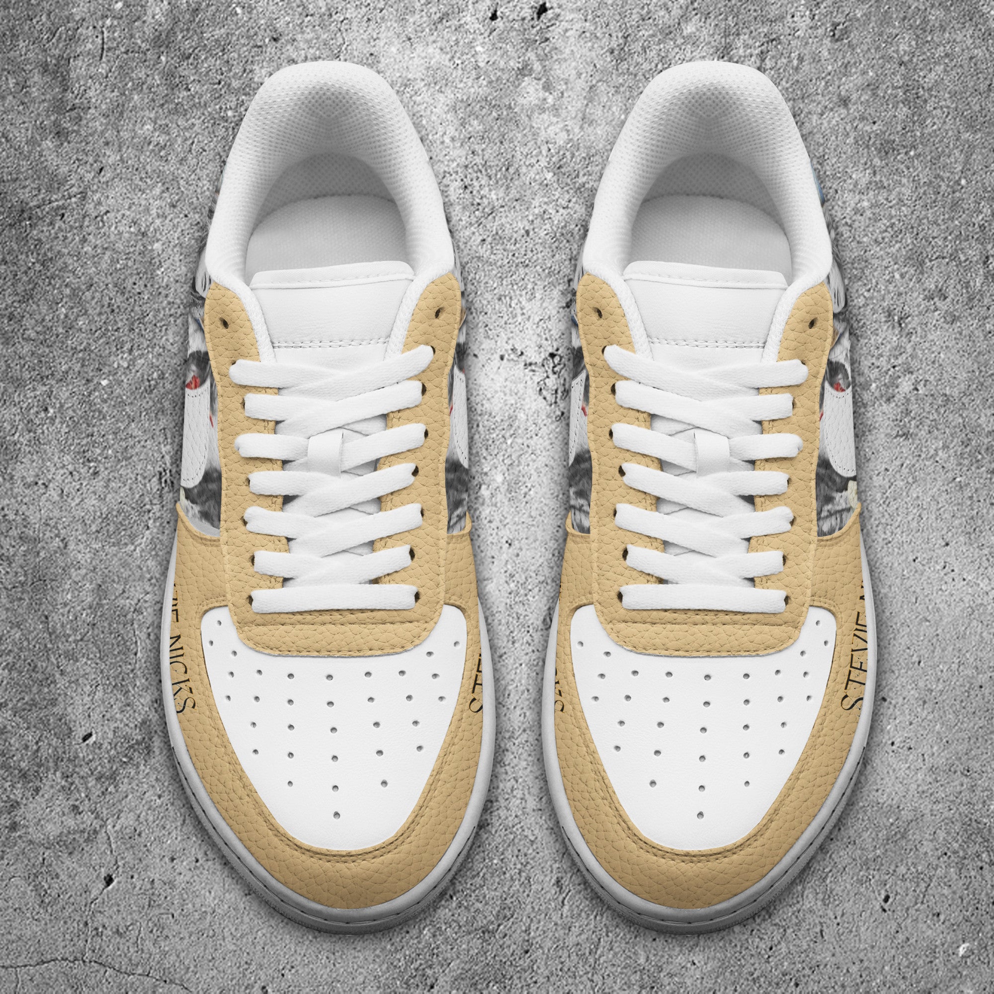 Ideafootwear Stevie Nicks Air Low-Top Sneakers Shoes For Men And Women