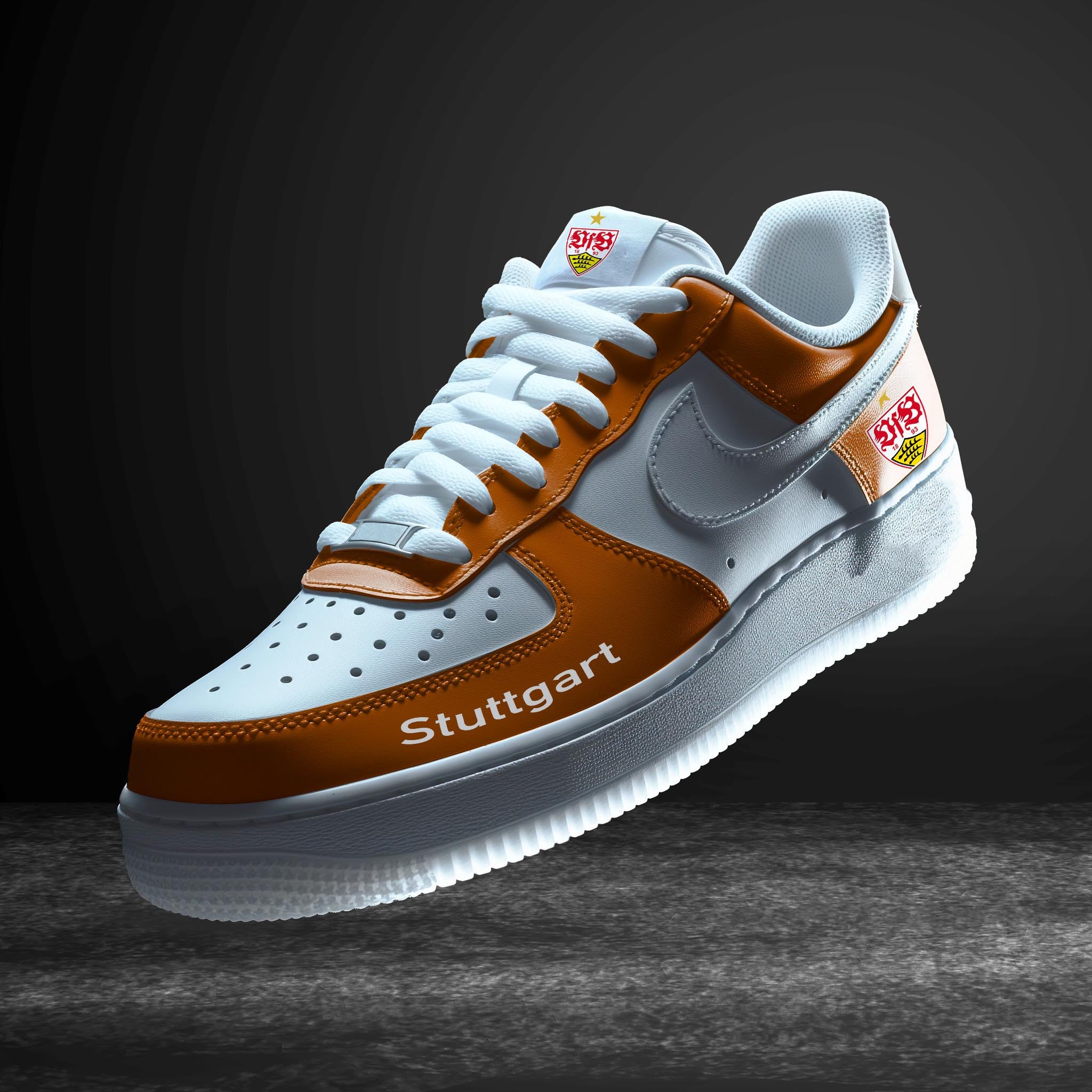 Ideafootwear Stuttgart Bundesliga Air Low-Top Sneakers Shoes For Men And Women
