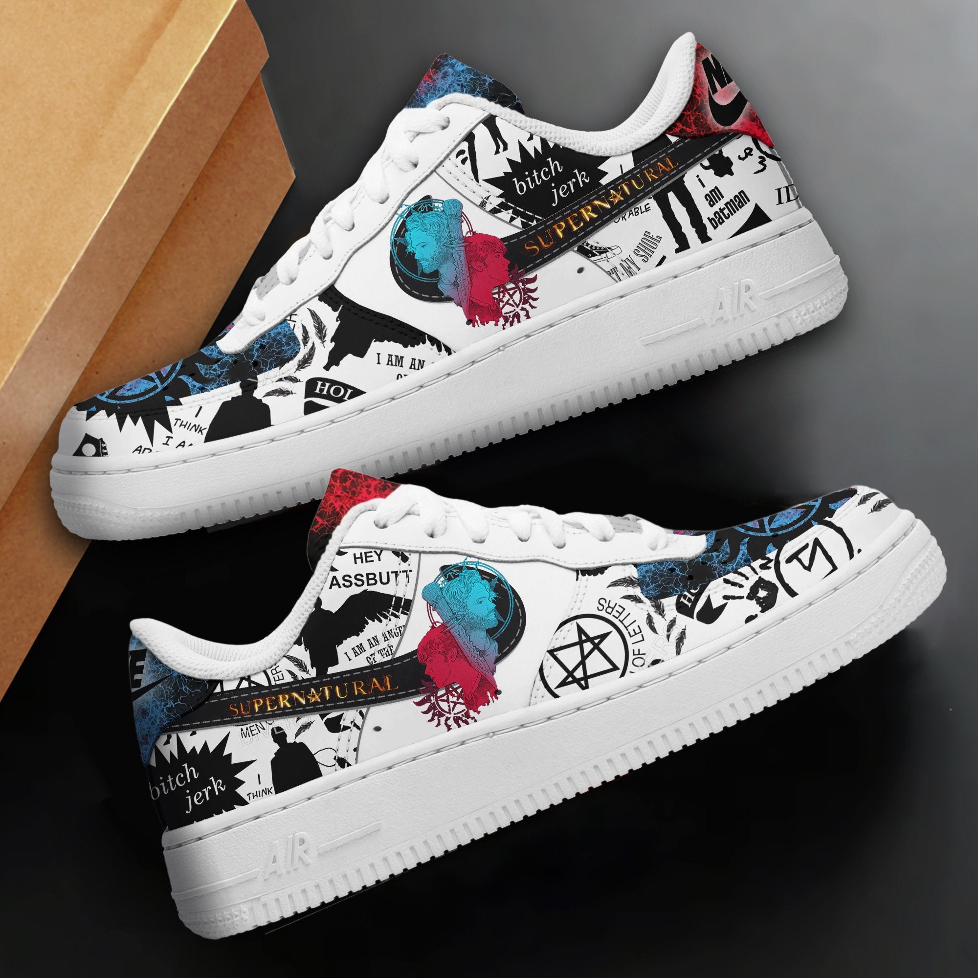Ideafootwear Supernatural Air Low-Top Sneakers Shoes For Men And Women