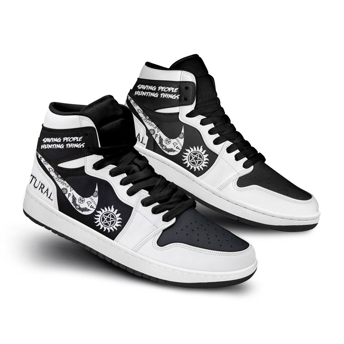 Ideafootwear Supernatural AJ1 High Sneakers Shoes For Men And Women