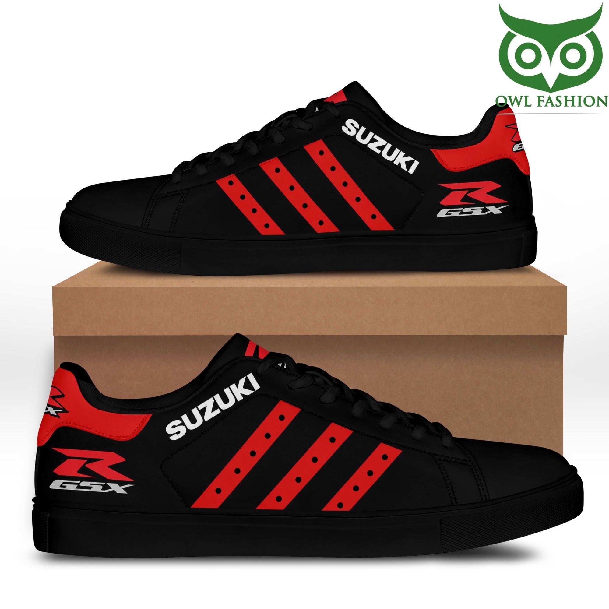 Ideafootwear Suzuki GSX Skate Stan Shoes Sneakes For Men And Women