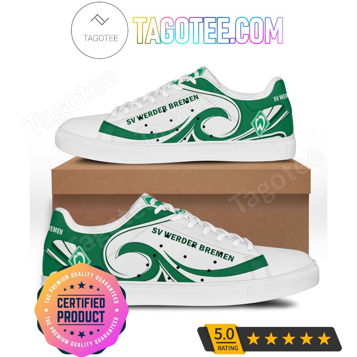 Ideafootwear SV Werder Bremen Skate Stan Shoes Sneakes For Men And Women