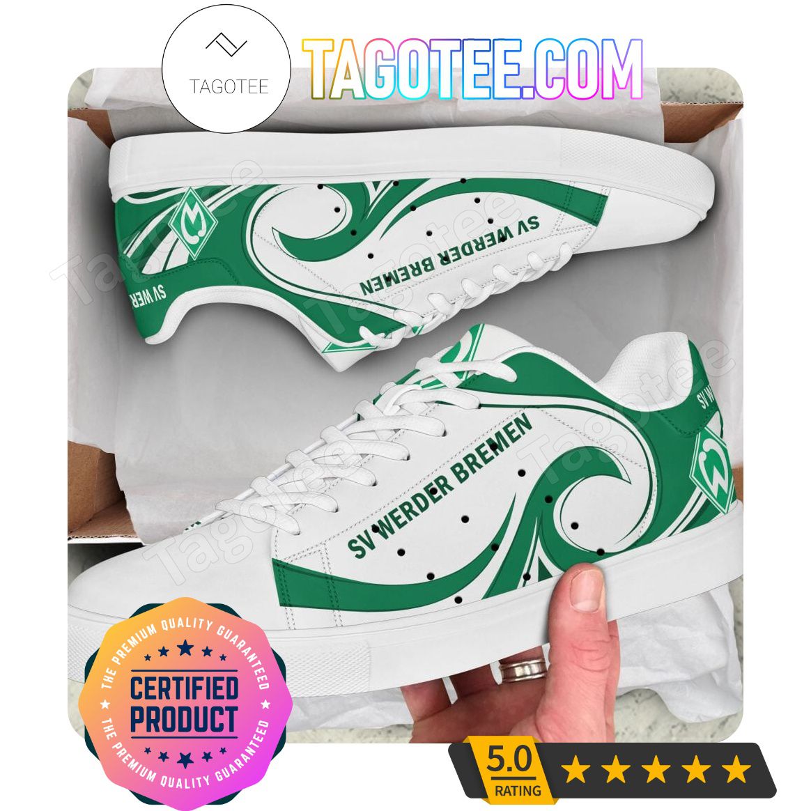 Ideafootwear SV Werder Bremen Skate Stan Shoes Sneakes For Men And Women