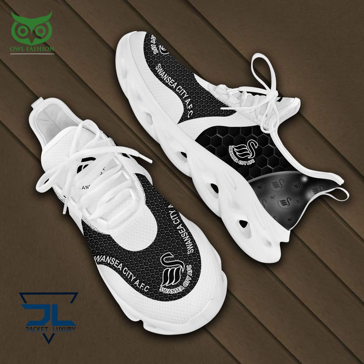 Ideafootwear Swansea City AFC Max Soul Shoes Sneakers For Men And Women