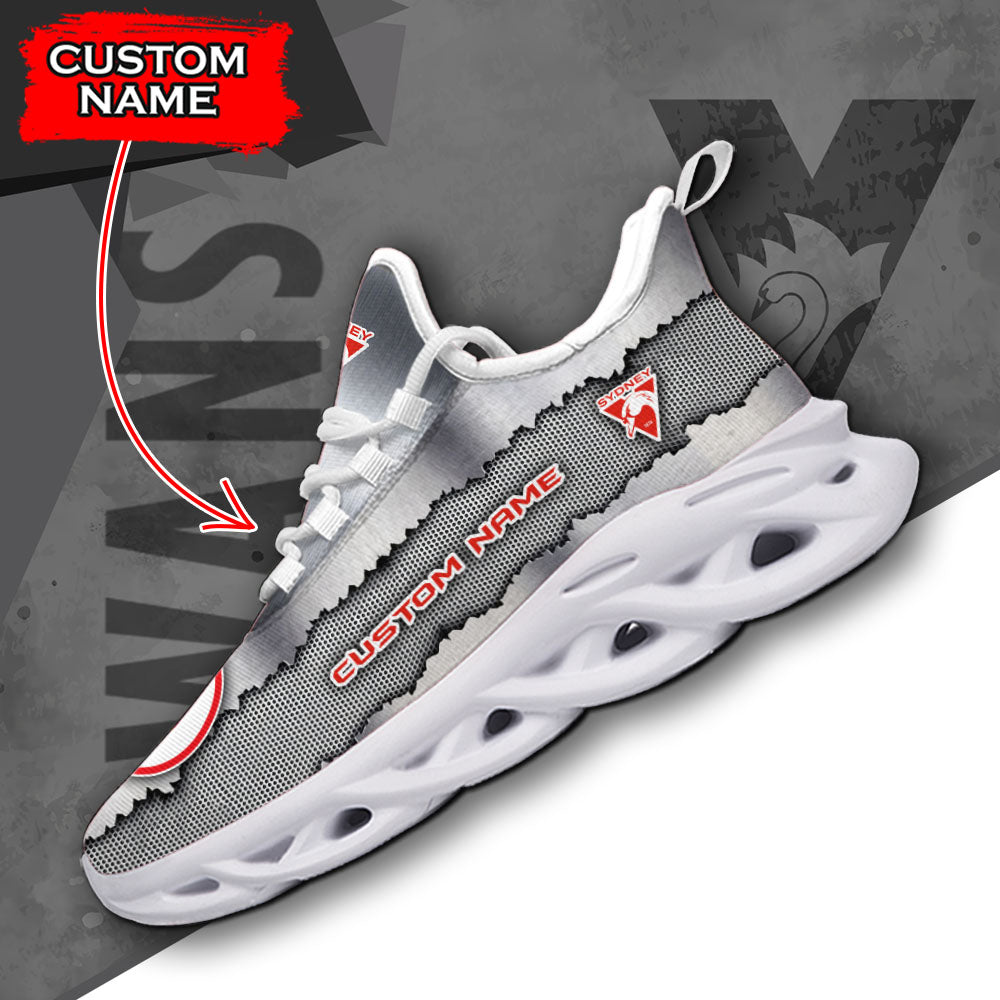 Ideafootwear Sydney Swans AFL Max Soul Shoes Sneakers For Men And Women