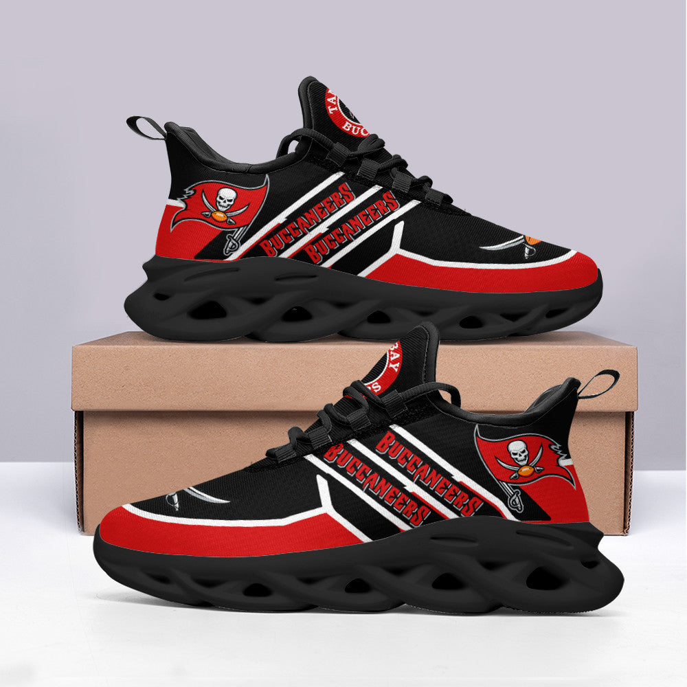 Ideafootwear Tampa Bay Buccaneers NFL Max Soul Shoes Sneakers For Men And Women