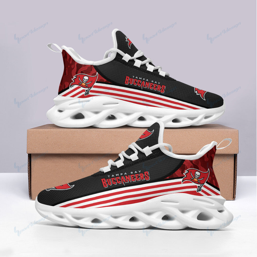 Ideafootwear Tampa Bay Buccaneers NFL Max Soul Shoes Sneakers For Men And Women