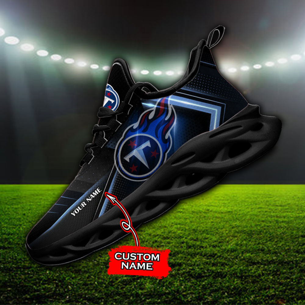 Ideafootwear Tennessee Titans NFL Max Soul Shoes Sneakers For Men And Women