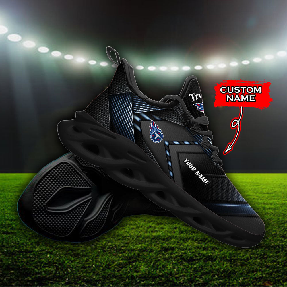 Ideafootwear Tennessee Titans NFL Max Soul Shoes Sneakers For Men And Women