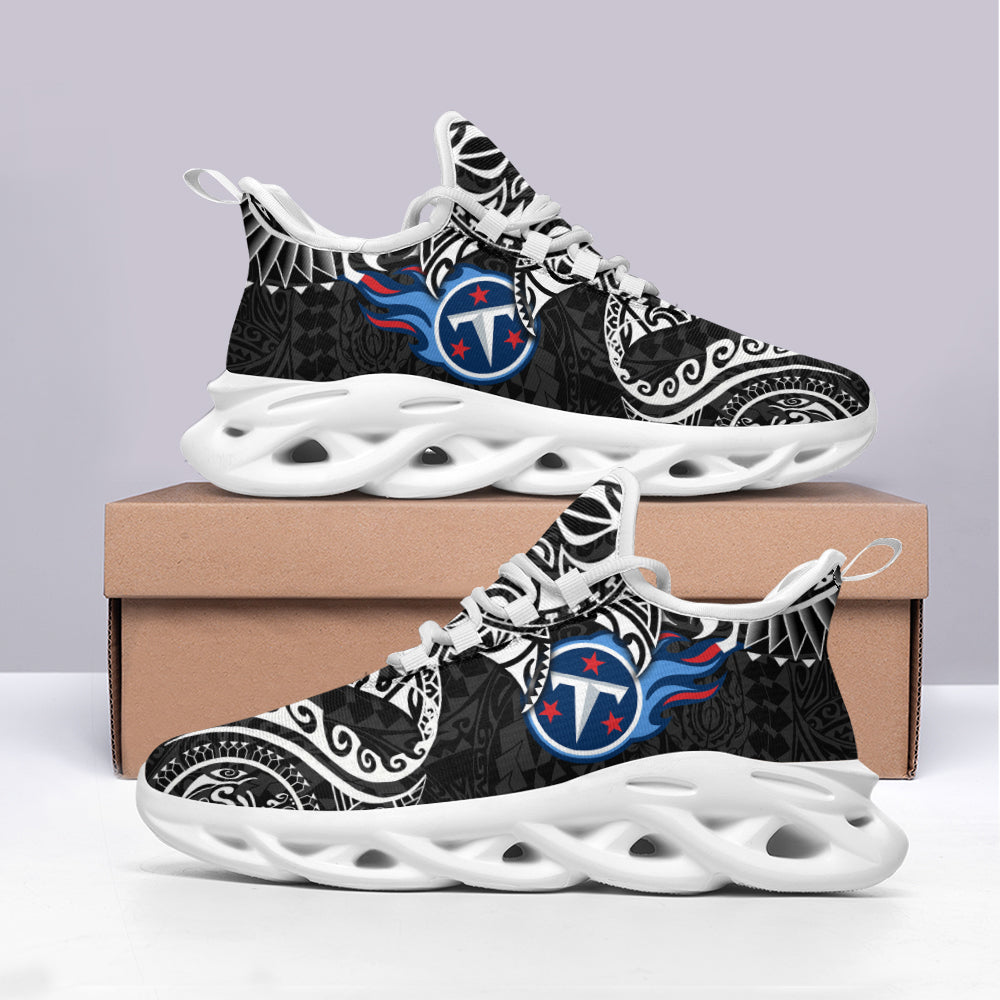 Ideafootwear Tennessee Titans NFL Max Soul Shoes Sneakers For Men And Women