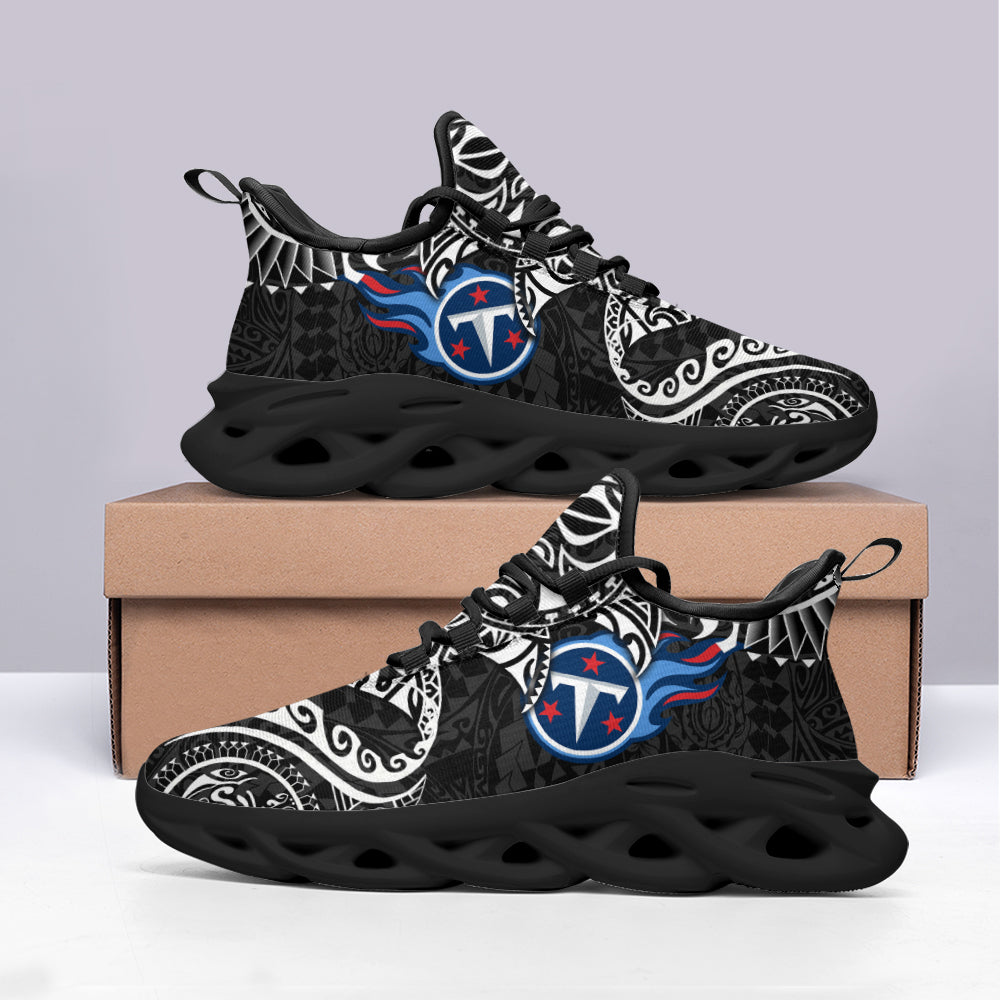 Ideafootwear Tennessee Titans NFL Max Soul Shoes Sneakers For Men And Women