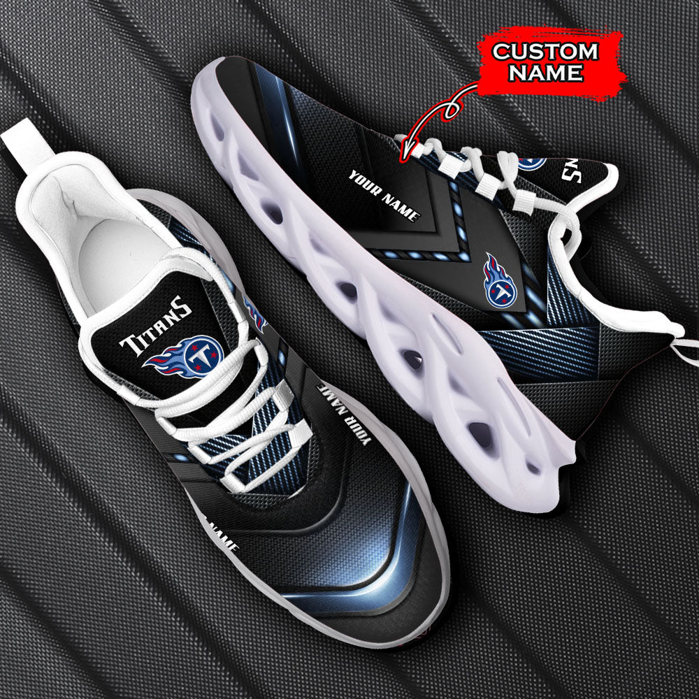 Ideafootwear Tennessee Titans NFL Max Soul Shoes Sneakers For Men And Women