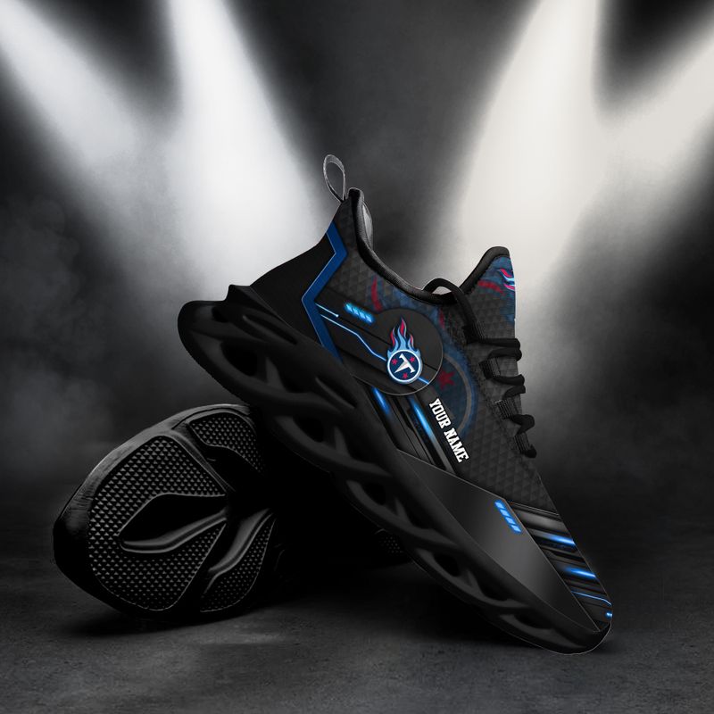 Ideafootwear Tennessee Titans NFL Max Soul Shoes Sneakers For Men And Women