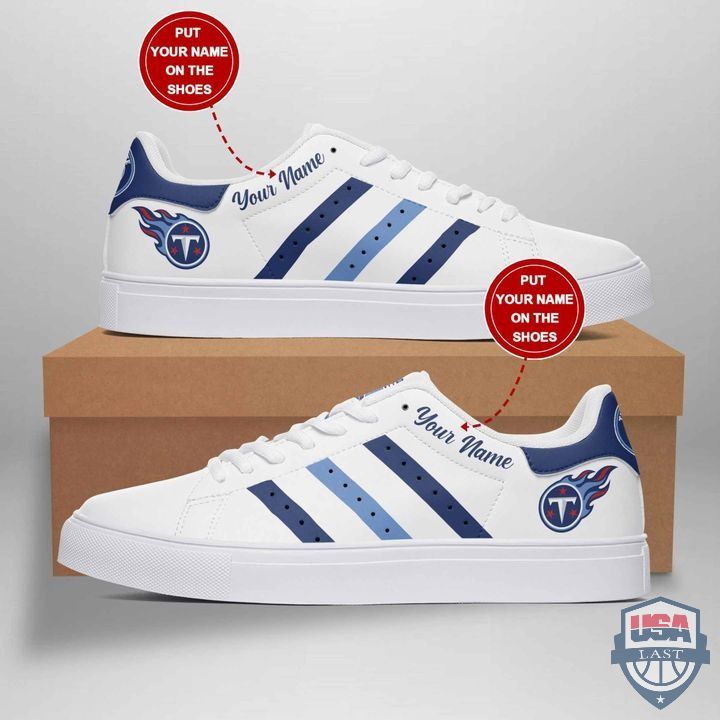 Ideafootwear Tennessee Titans Skate Stan Shoes Sneakes For Men And Women