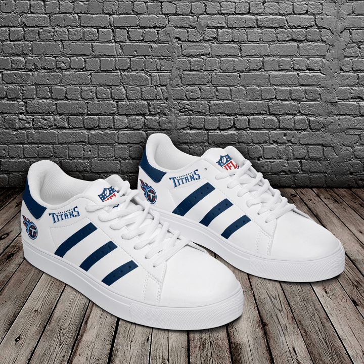 Ideafootwear Tennessee Titans Skate Stan Shoes Sneakes For Men And Women
