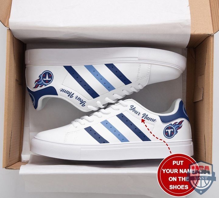 Ideafootwear Tennessee Titans Skate Stan Shoes Sneakes For Men And Women