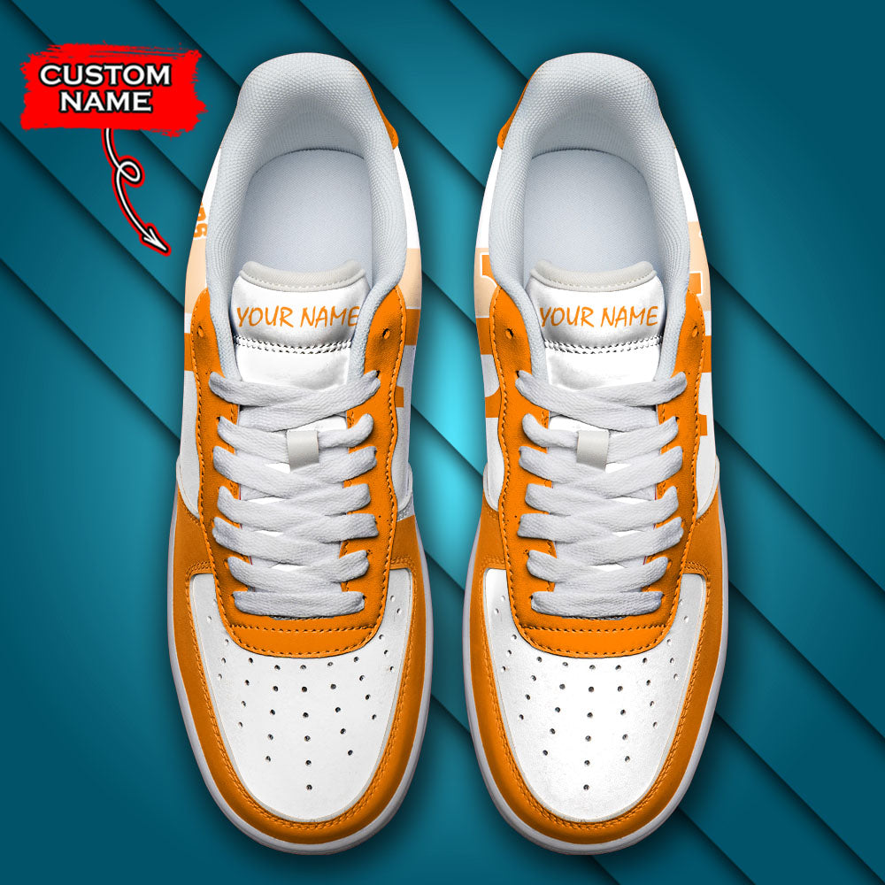 Ideafootwear Tennessee Volunteers NCAA Air Low-Top Sneakers Shoes For Men And Women
