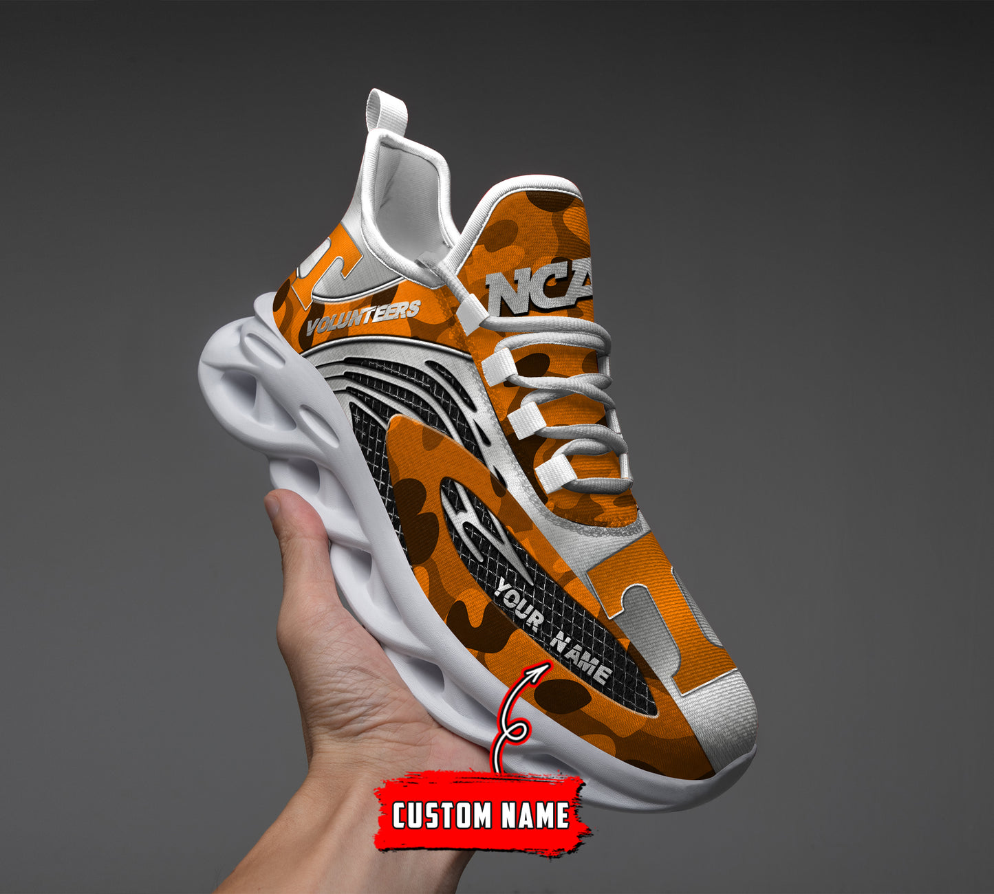 Ideafootwear Tennessee Volunteers NCAA Max Soul Shoes Sneakers For Men And Women