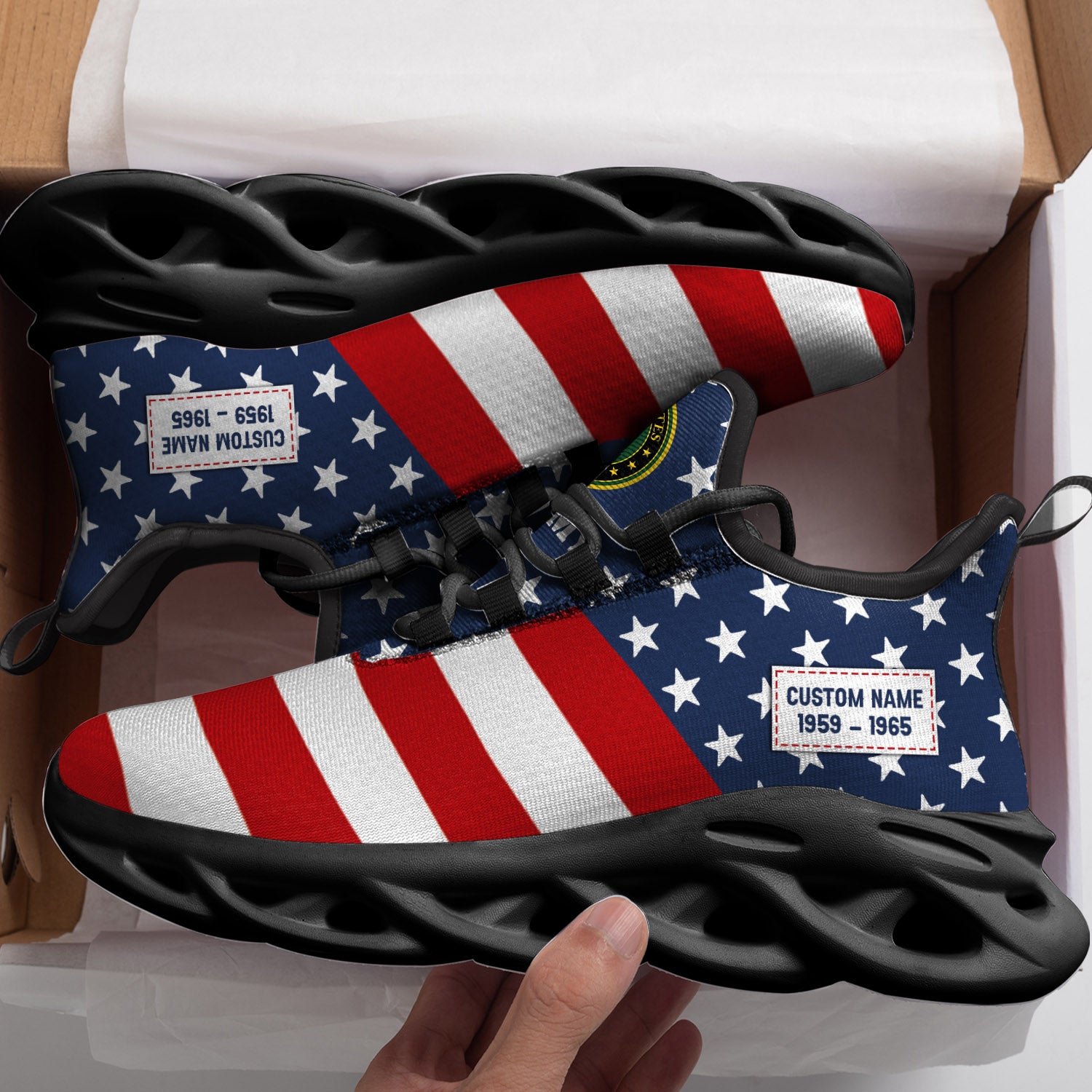 Ideafootwear US Army Max Soul Shoes Sneakers For Men And Women